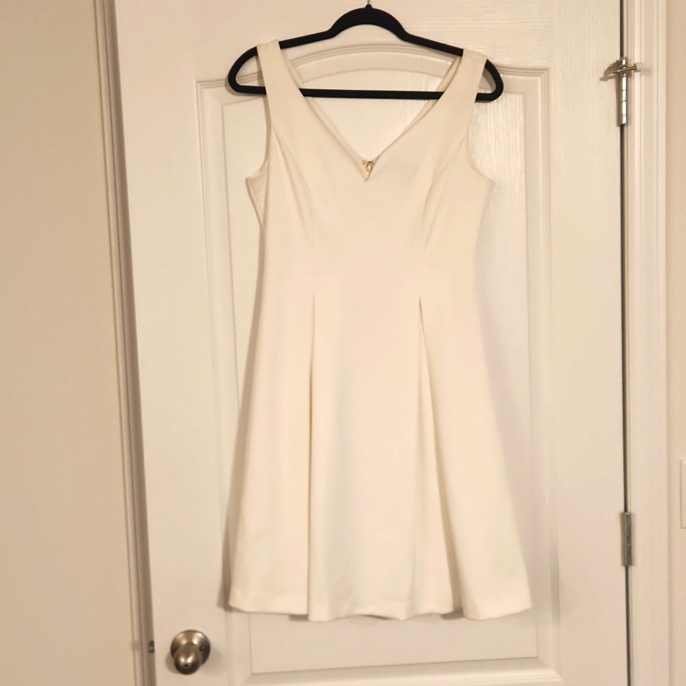 DKNY White Dress